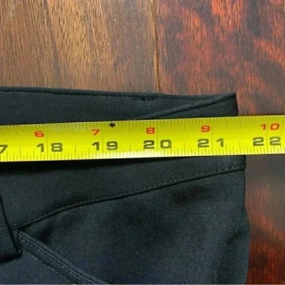 Calvin Klein Ankle Cropped Pants Black Cigarette Trousers Size 20W - Picture 10 of 16